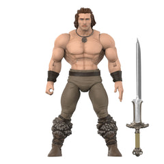 Close-up of Conan Deluxe sculpt and premium paint detail for authentic movie-inspired aesthetics