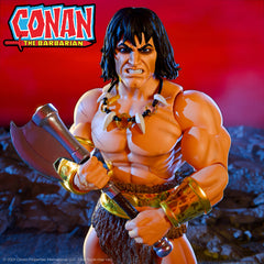 Super7 Conan ULTIMATES! Wave 02 interchangeable heads illustrate customizable posing options.