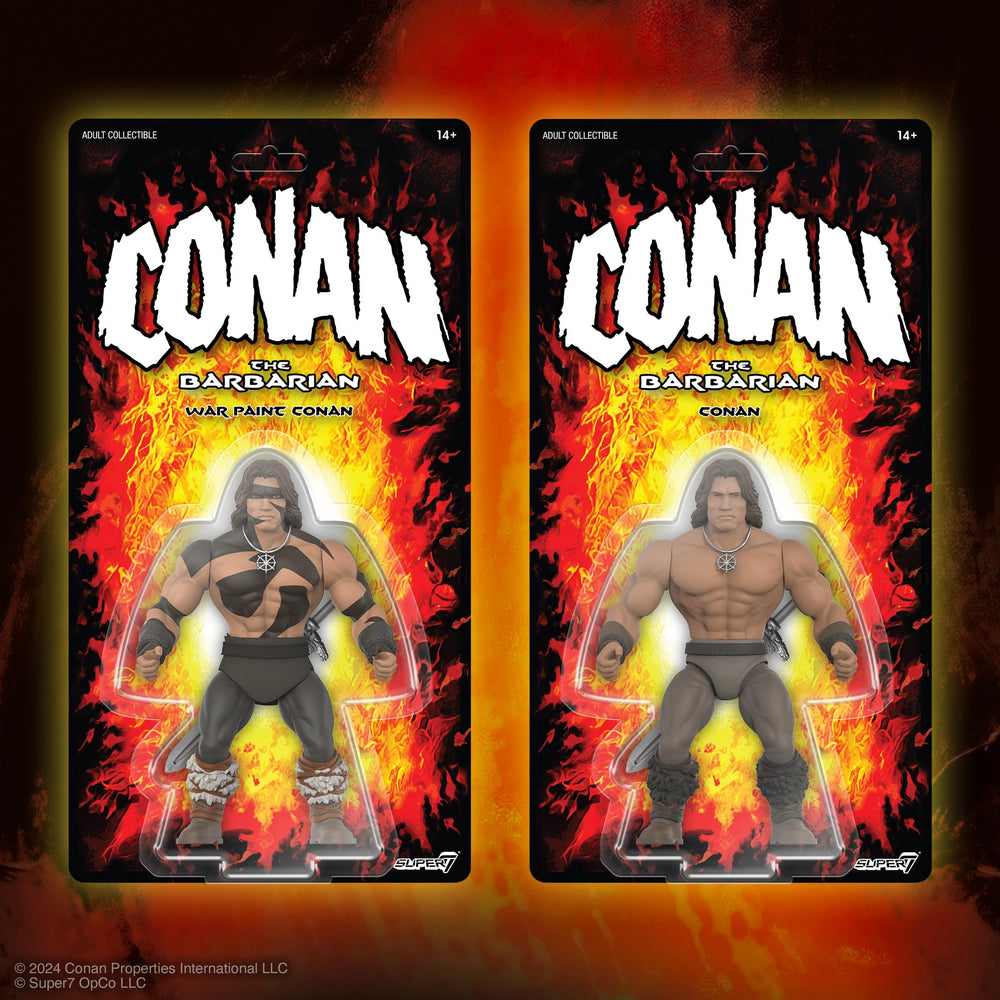 Conan Warpaint figure fits into vintage collection displays
