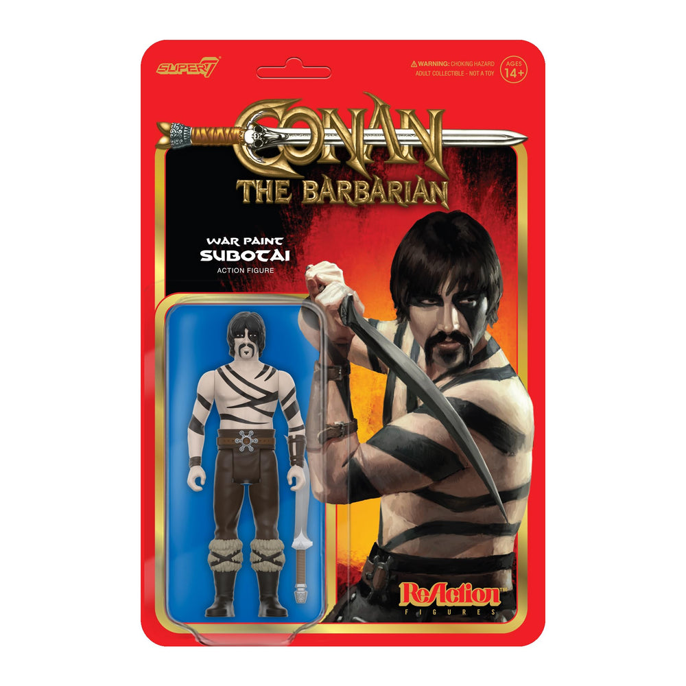 Super7 Conan Subotai War Paint sword accessory for authentic battle scenes.