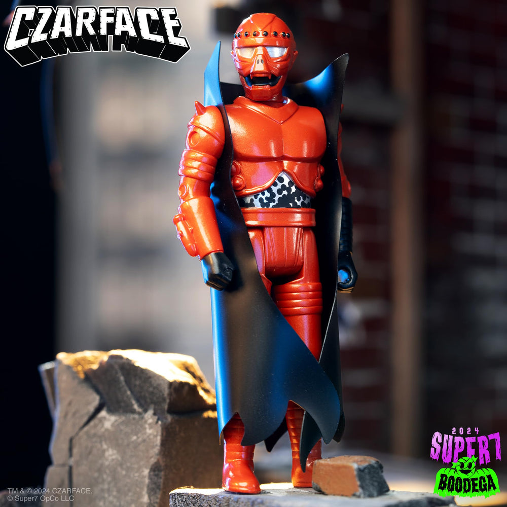 Super7 Czarface 3.75-inch figure fits in hand for easy collecting.