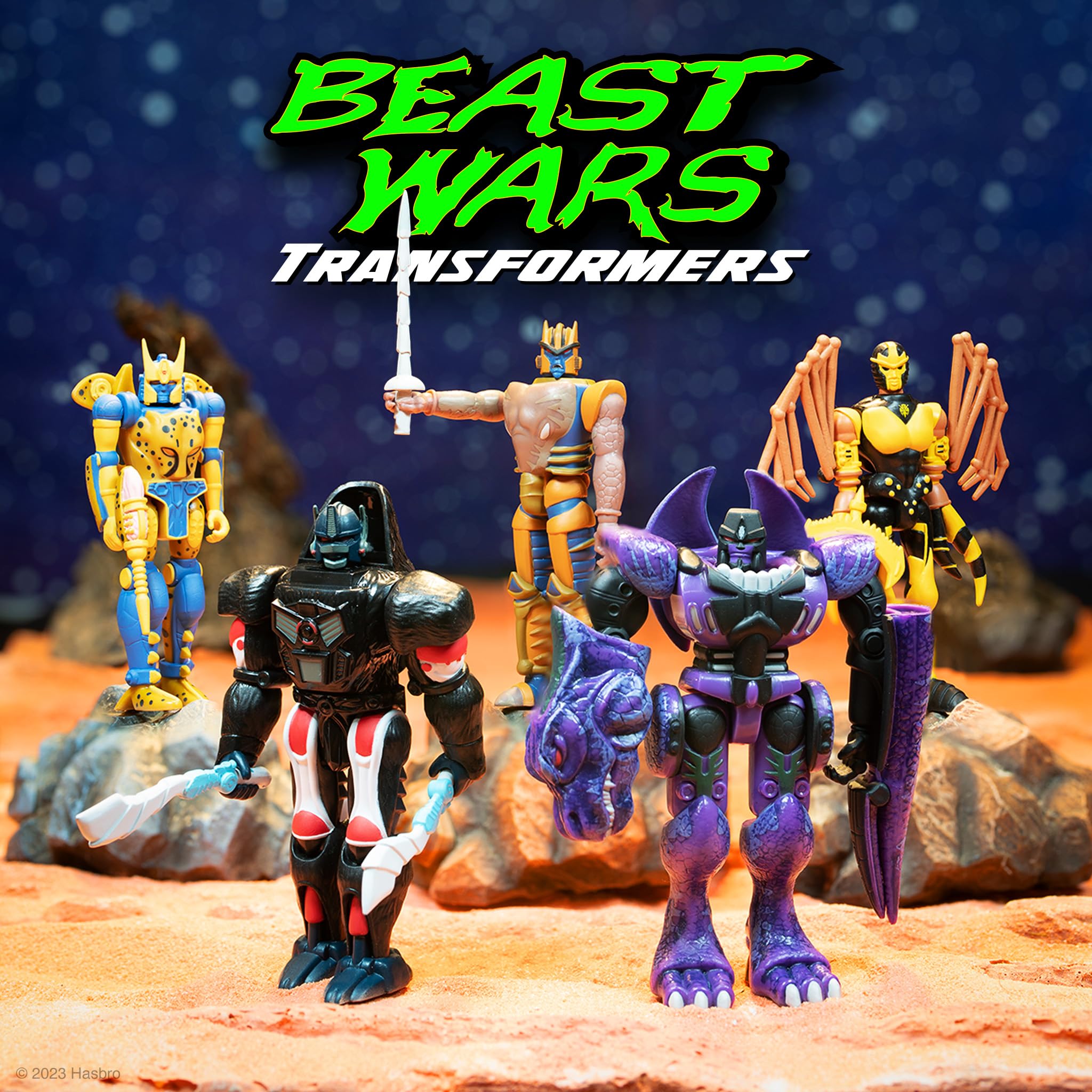Super7 Dinobot figure in battle-ready pose for shelves