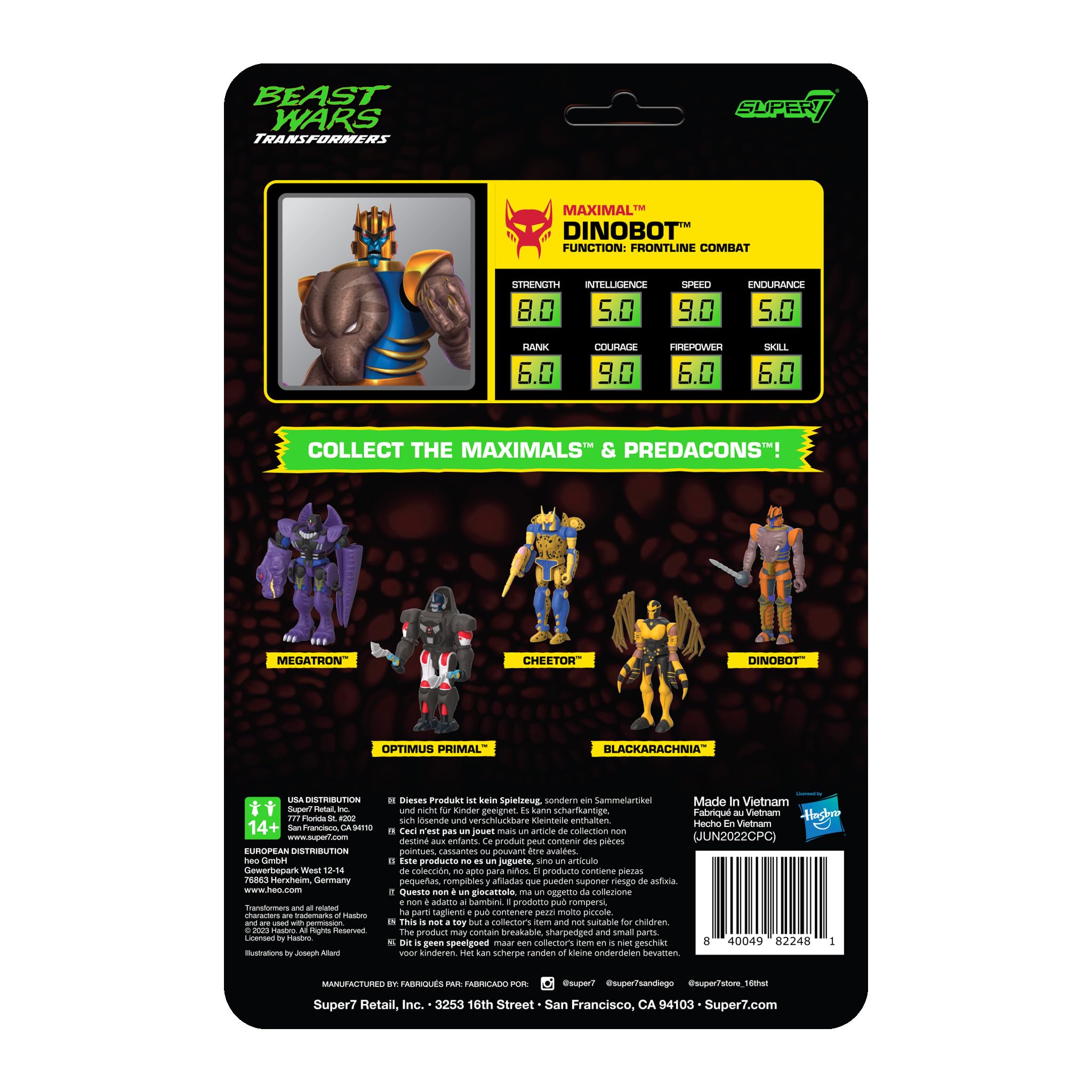 Super7 Dinobot sword accessory enhances retro battle poses