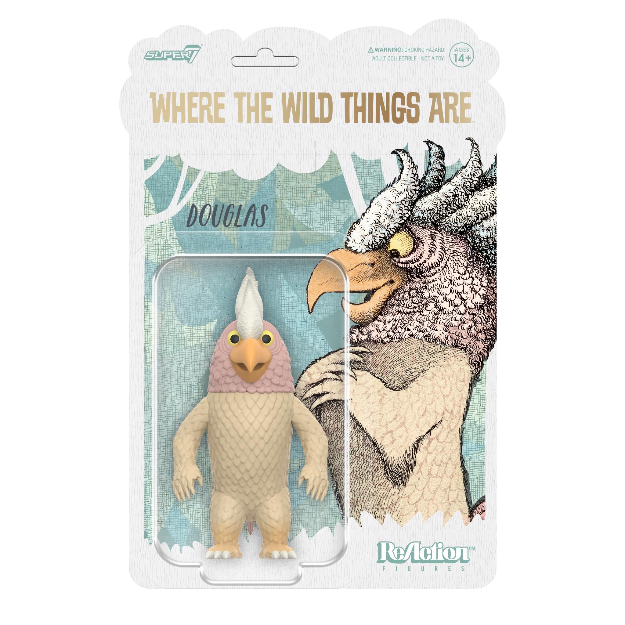 Super7 Douglas Wild Thing figure in classic pose for nostalgic display and collection.