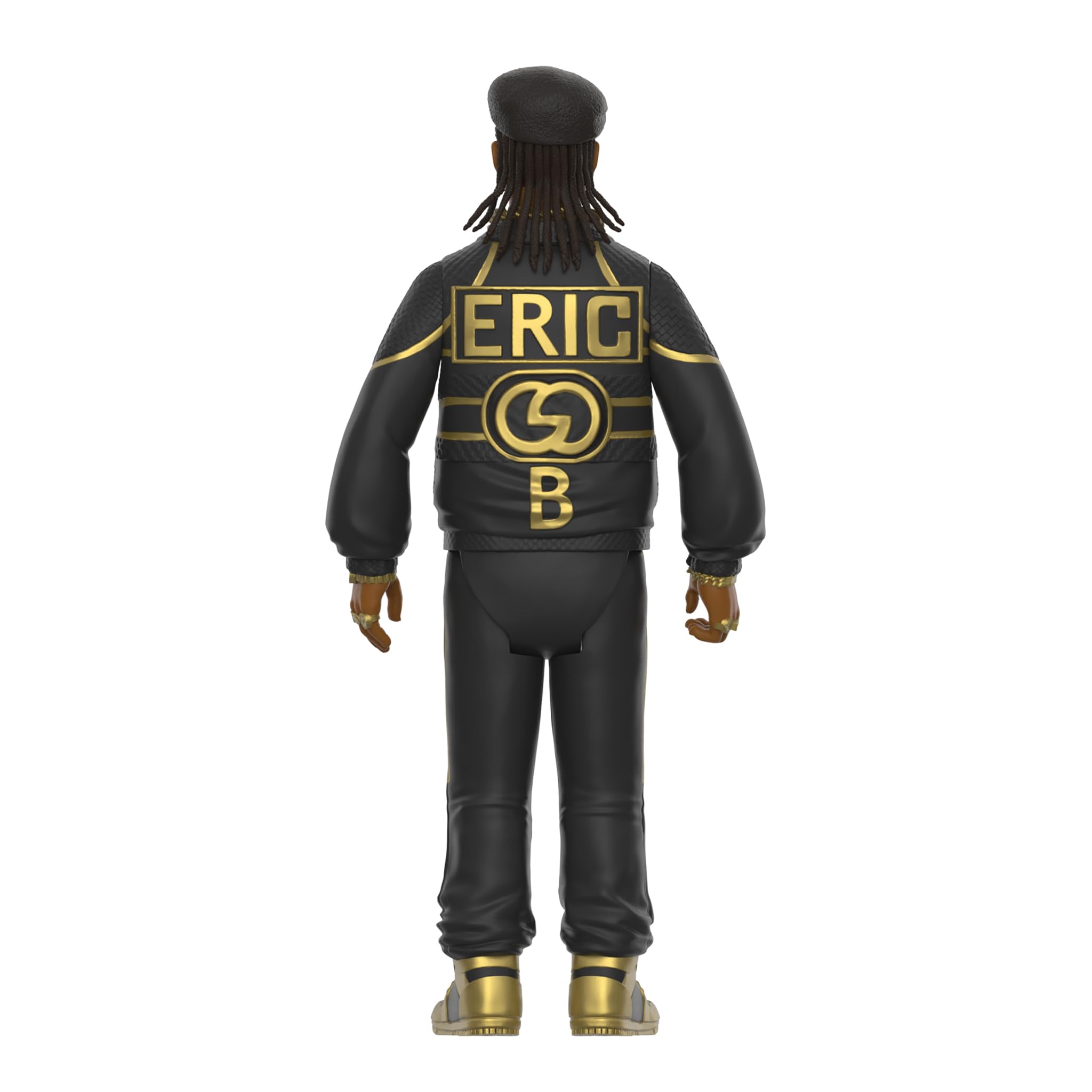 Super7 Eric B Rakim Follow The Leader 2-Pack figure with removable gold chains accessory.