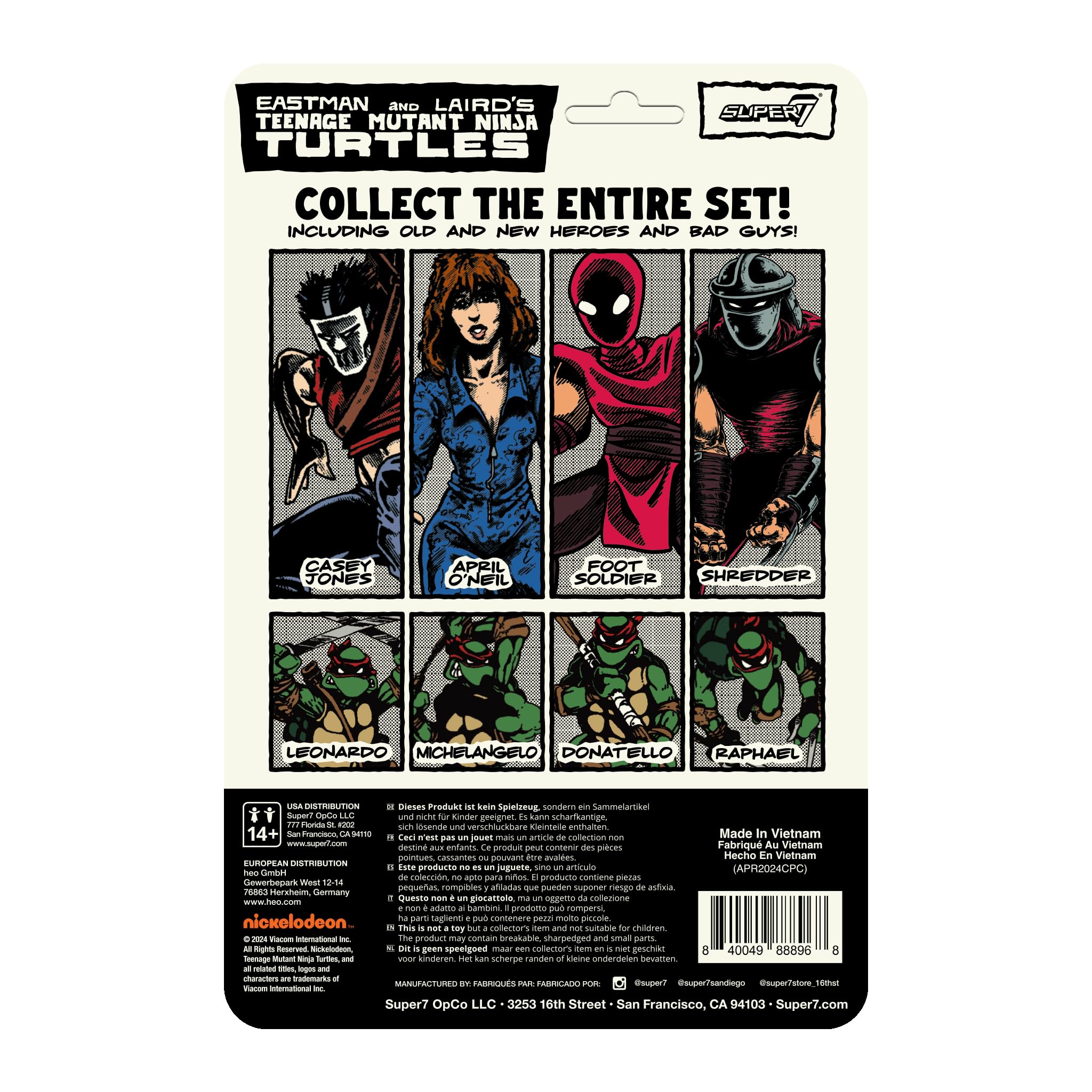 Super7 Foot Soldier articulation detail enables dynamic posing