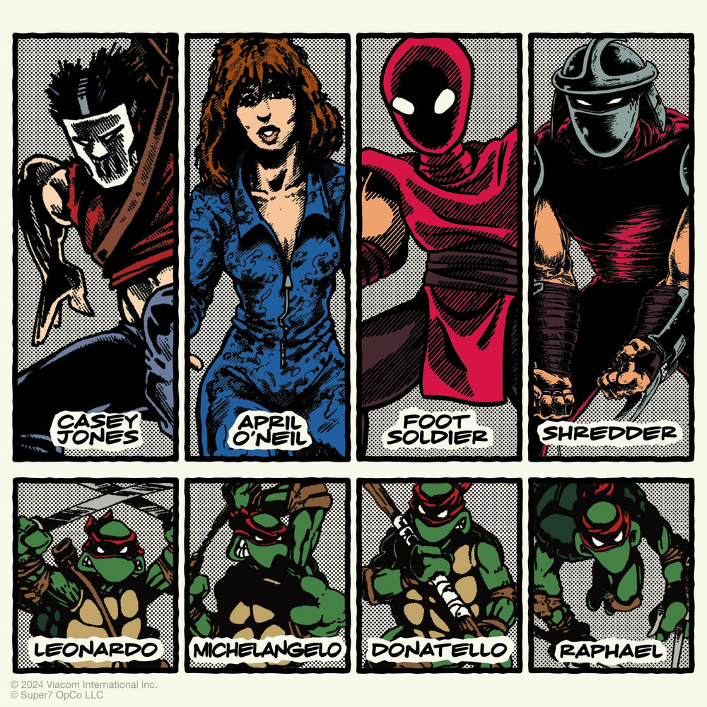 Super7 Foot Soldier cardback evokes the original 1980s TMNT vibe