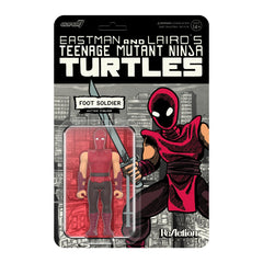 Super7 Foot Soldier front view in comic color for nostalgic display