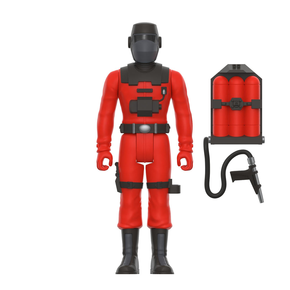 Super7 G.I. Joe Barbecue with fire extinguisher accessory for scenes.