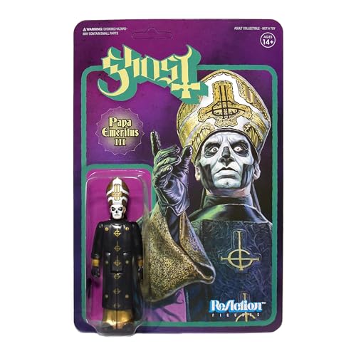 Super7 Ghost Papa Emeritus III microphone accessory enhances display poses