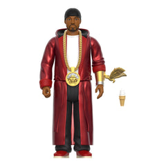 Super7 Ghostface Killah Toney Starks gauntlet shines on camera-ready display.