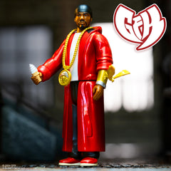 Super7 Ghostface Killah Toney Starks removable medallion enables flexible styling.