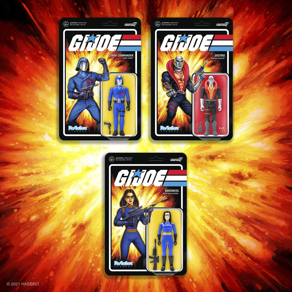 Super7 G.I. Joe Baroness archetype on desk for collectible storytelling.