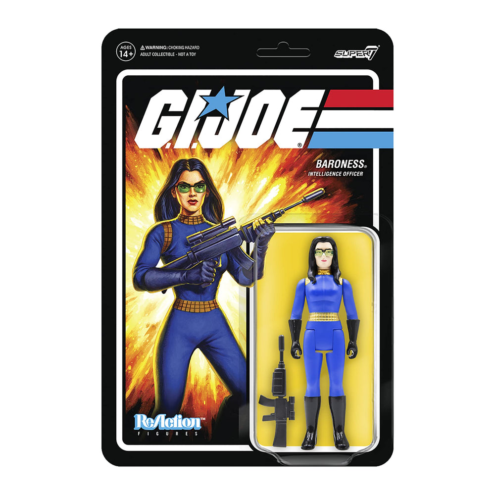 Super7 G.I. Joe Baroness with full-art cardback for display and storytelling.