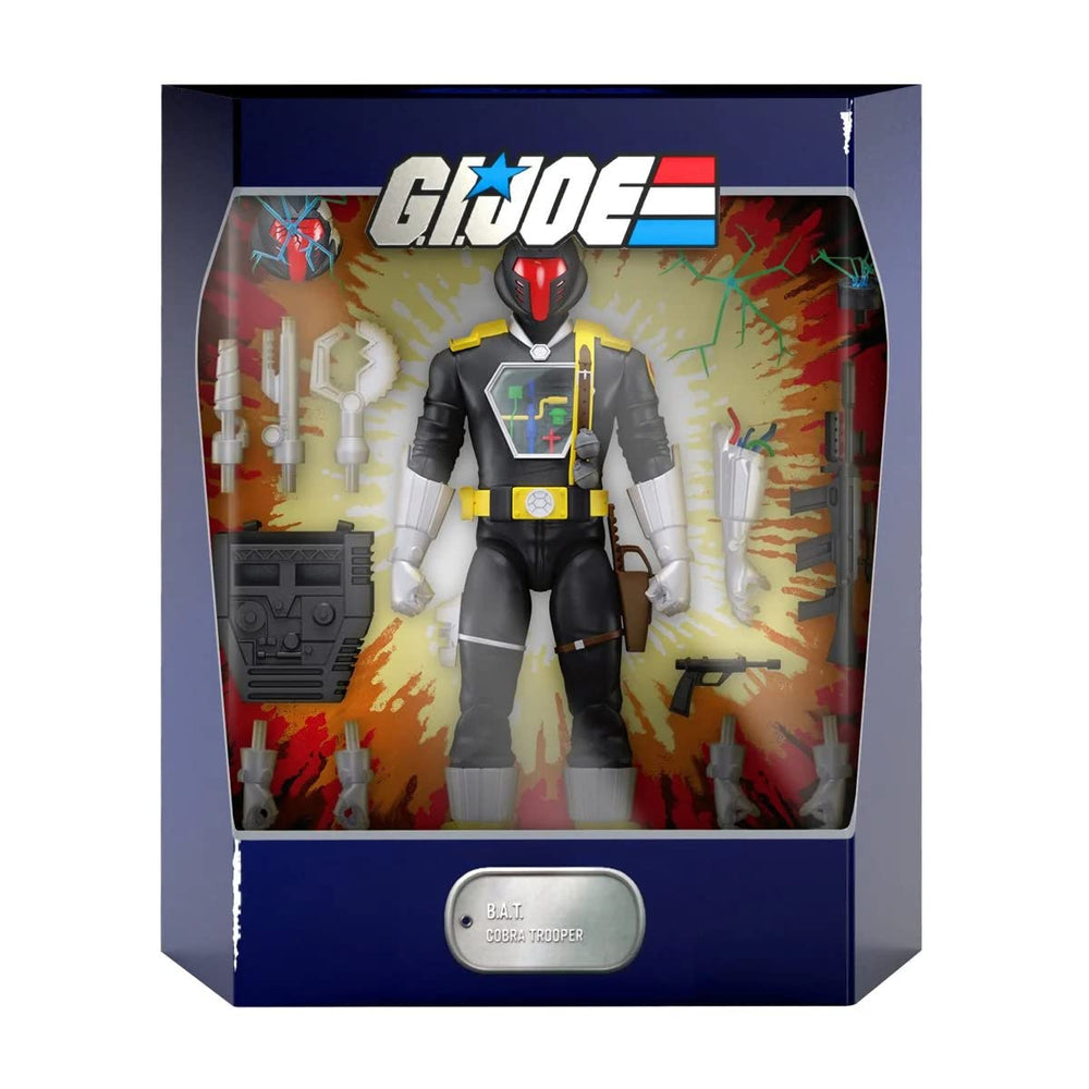 Super7 Cobra B.A.T. 7-inch figure with premium articulation for dynamic poses.
