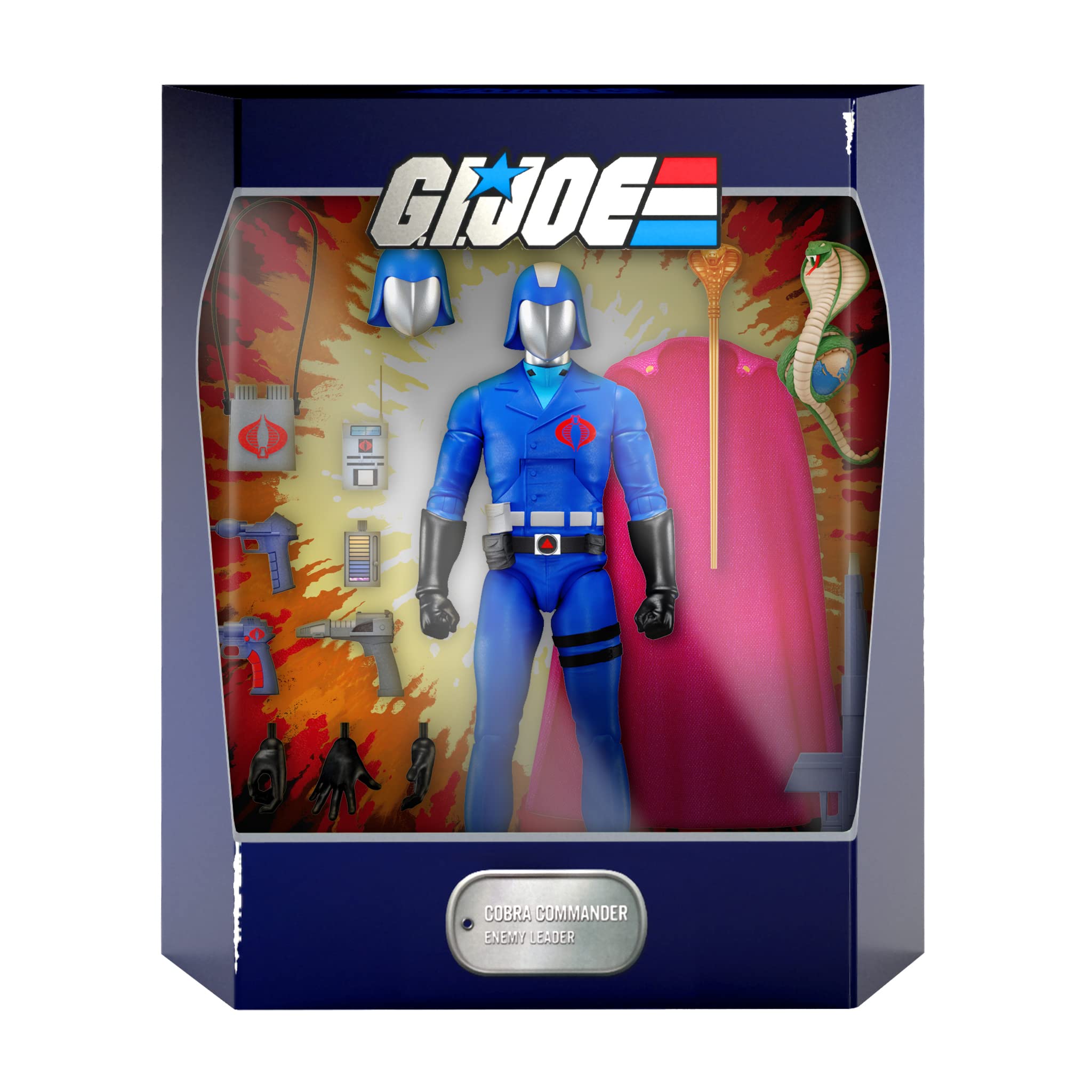 Cobra Commander accessories providing versatile play options and authentic display possibilities.