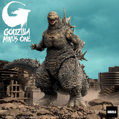Close-up of Super7 Godzilla Minus One figure showing detailed sculpt and premium paint.