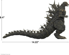 Display-ready pose options for Super7 Godzilla Minus One figure on a shelf.