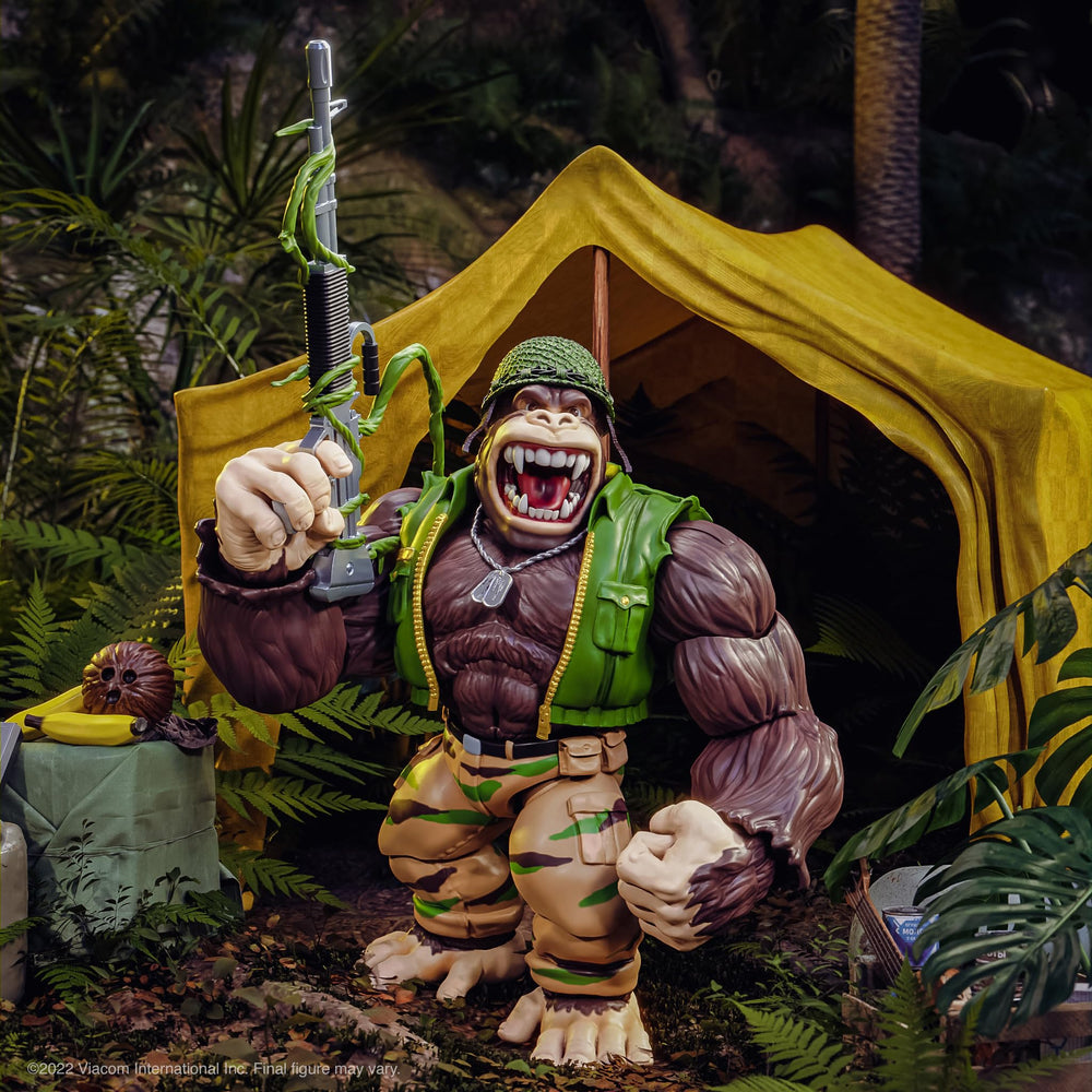 Super7 Guerrilla Gorilla Banana Bazooka accessory for action-ready display