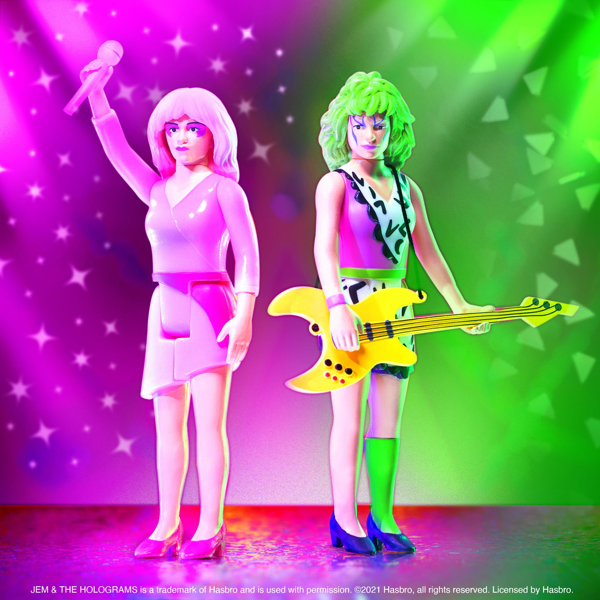 Retro box-art packaging from Super7 emphasizes nostalgia