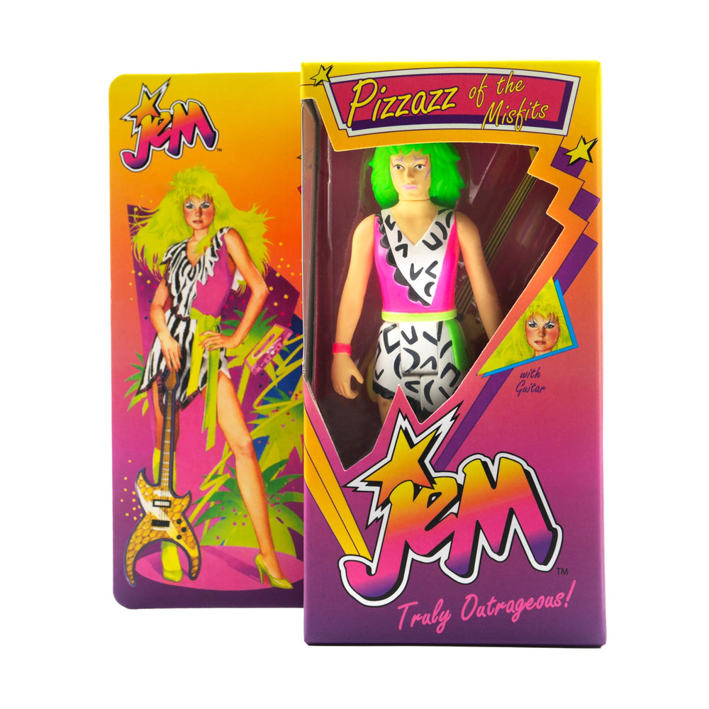 Pizzaz Neon hair detail enhances display appeal for collectors