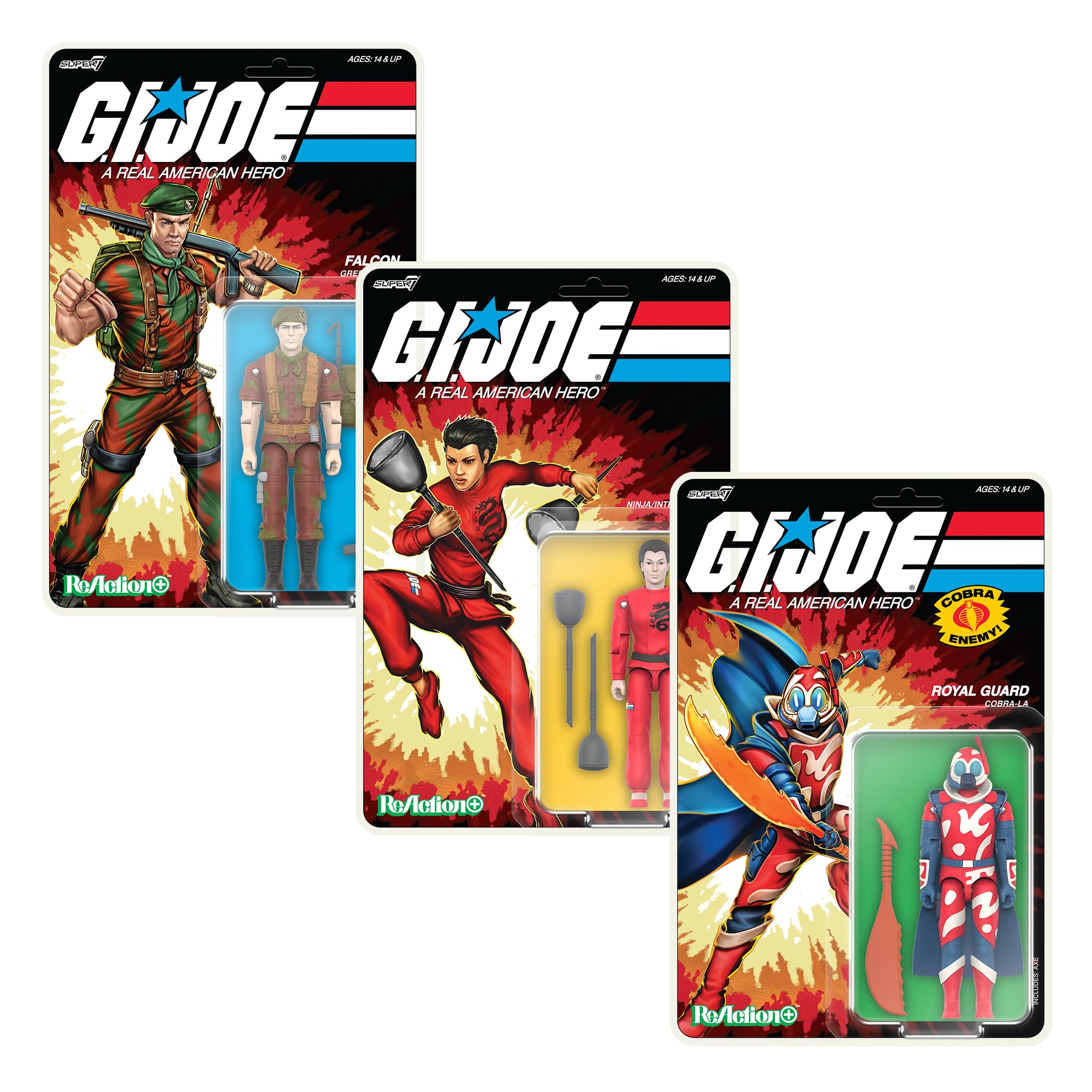 Super7 Jinx card back art on vintage-style packaging