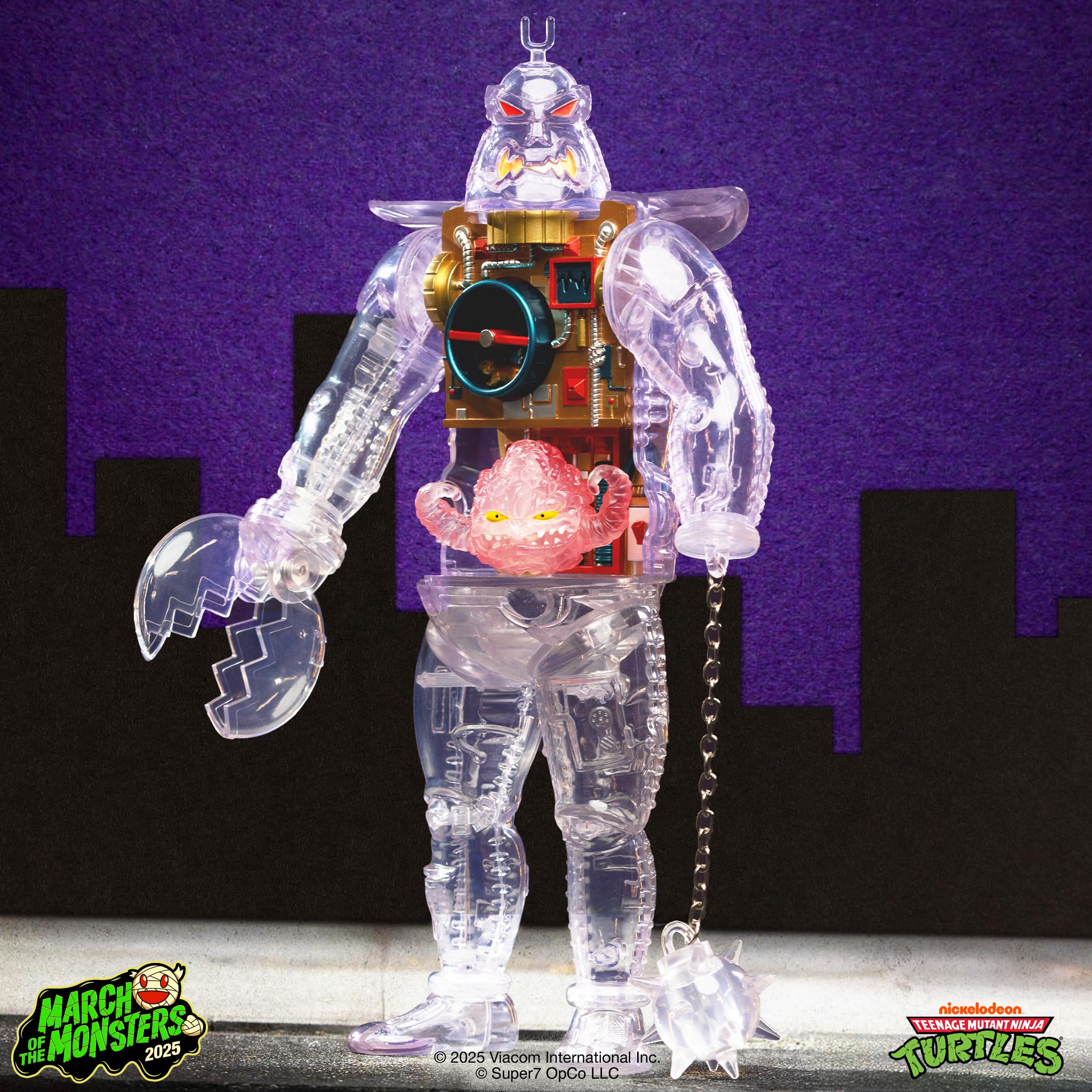 Interchangeable hands for Krang Android poseability