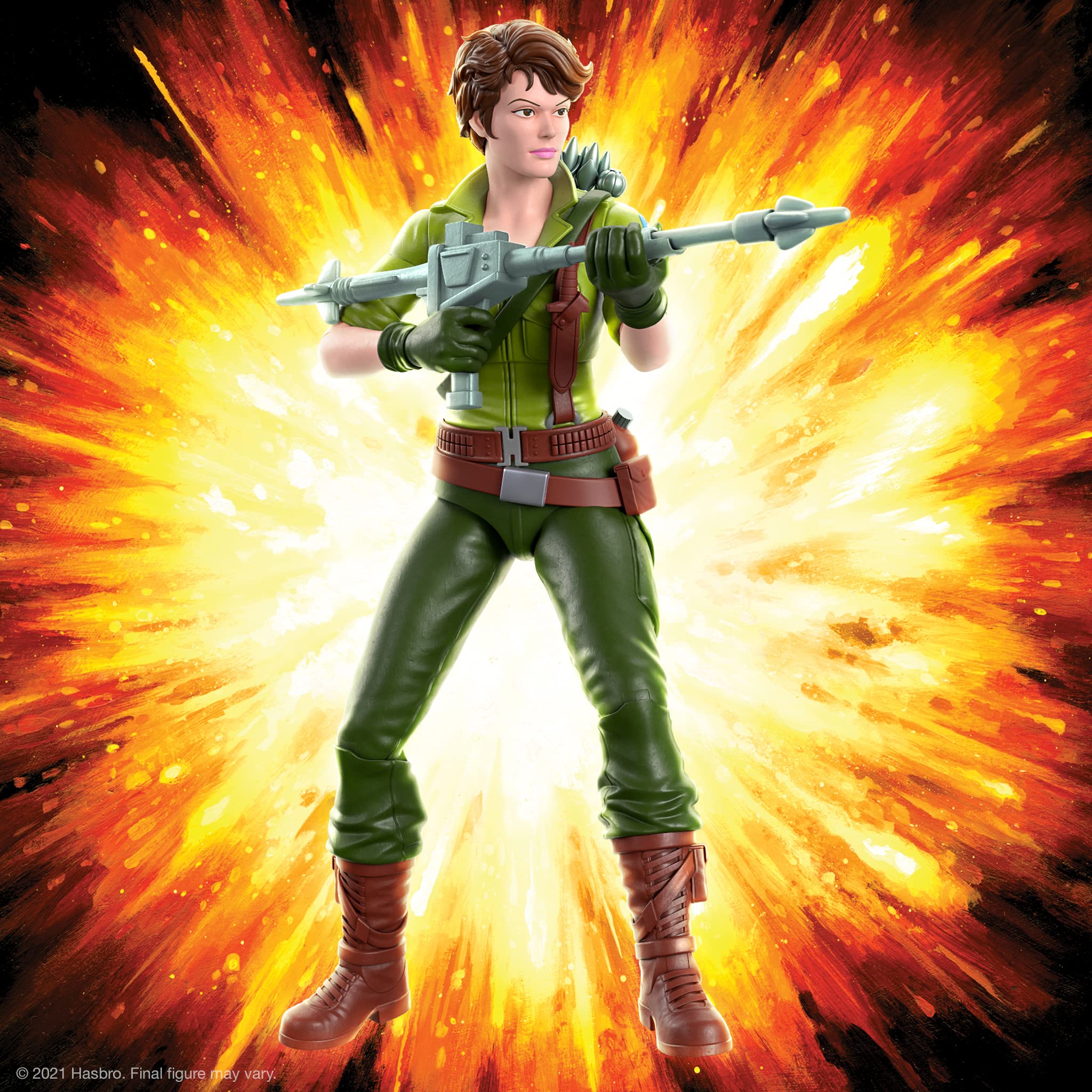 Super7 Lady Jaye 7-inch articulation for dynamic posing