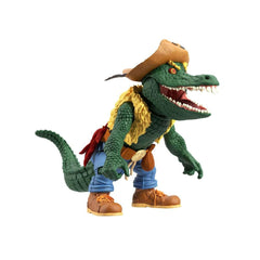Super7 Leatherhead TMNT Ultimates figure with classic cartoon detail for display and collection.