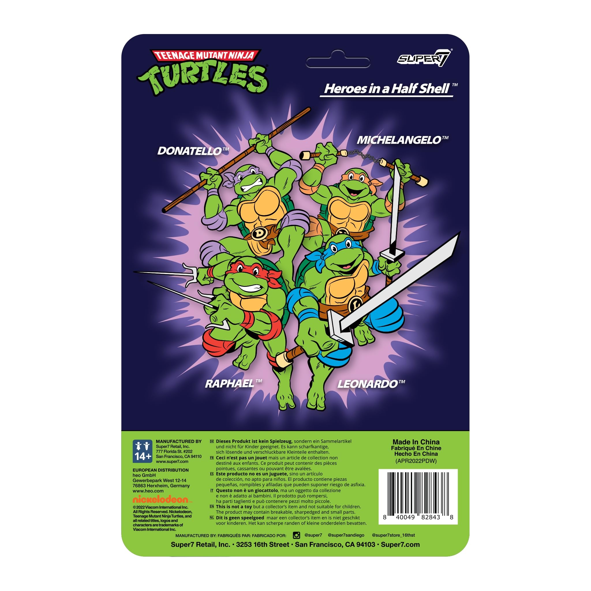 Super7 Leonardo TMNT katana accessories for authentic action poses