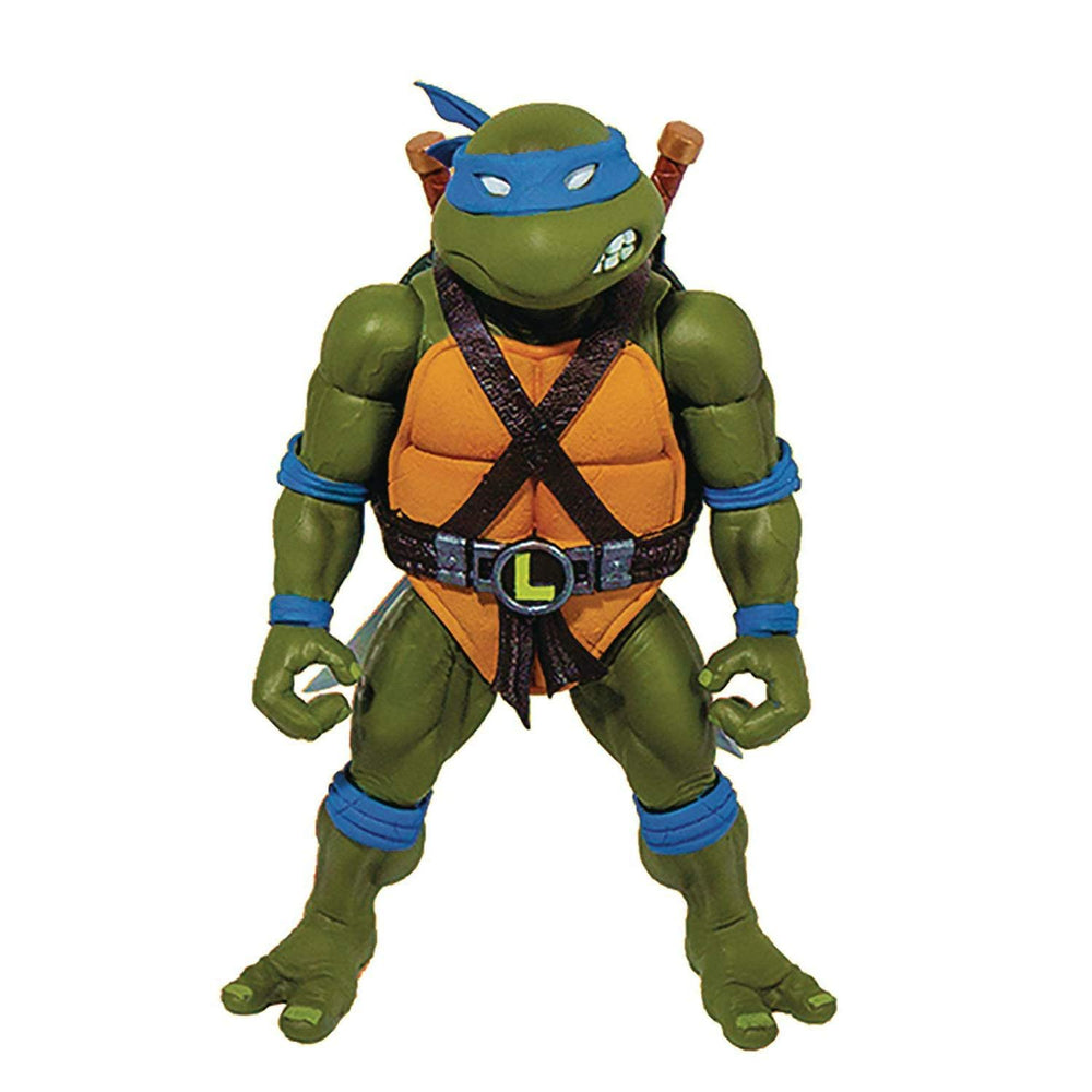 Super7 Leonardo Ultimates 7-inch figure accessories set including pizza and Turtlecom for recreating iconic scenes at home