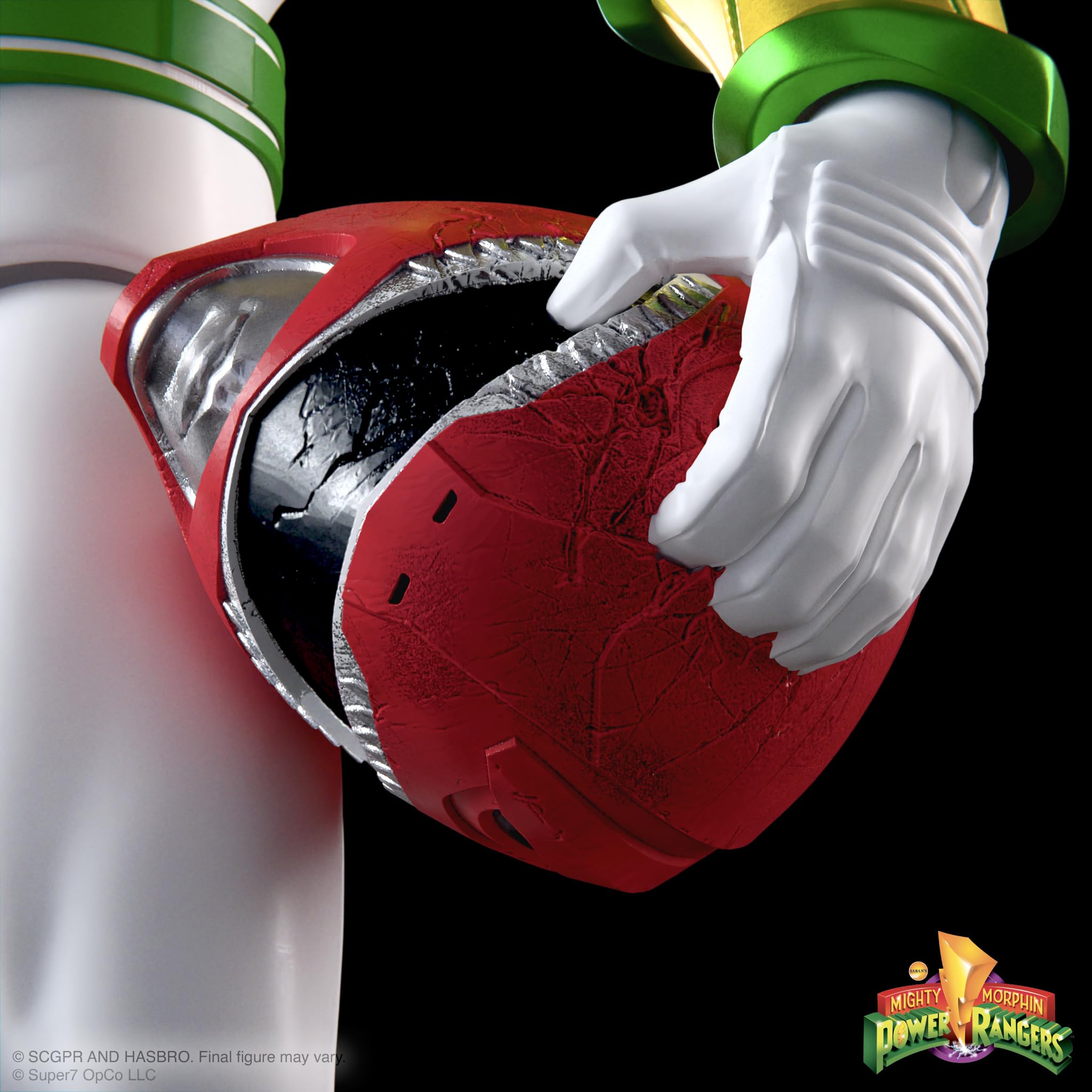 Super7 ULTIMATES Lord Drakkon interchangeable heads for posing variety.