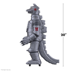 Super7 Mechagodzilla missile-fingers in a dynamic pose for action display.