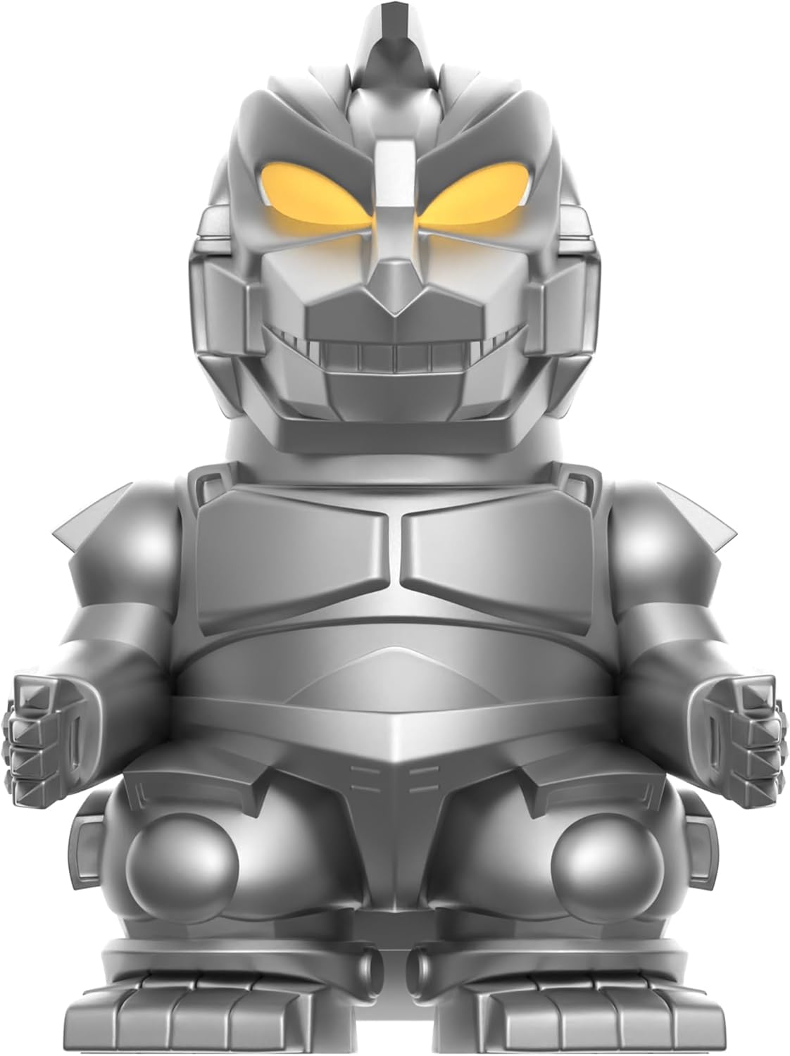 Close-up of MechaGodzilla '93 eyes with vivid detailing.