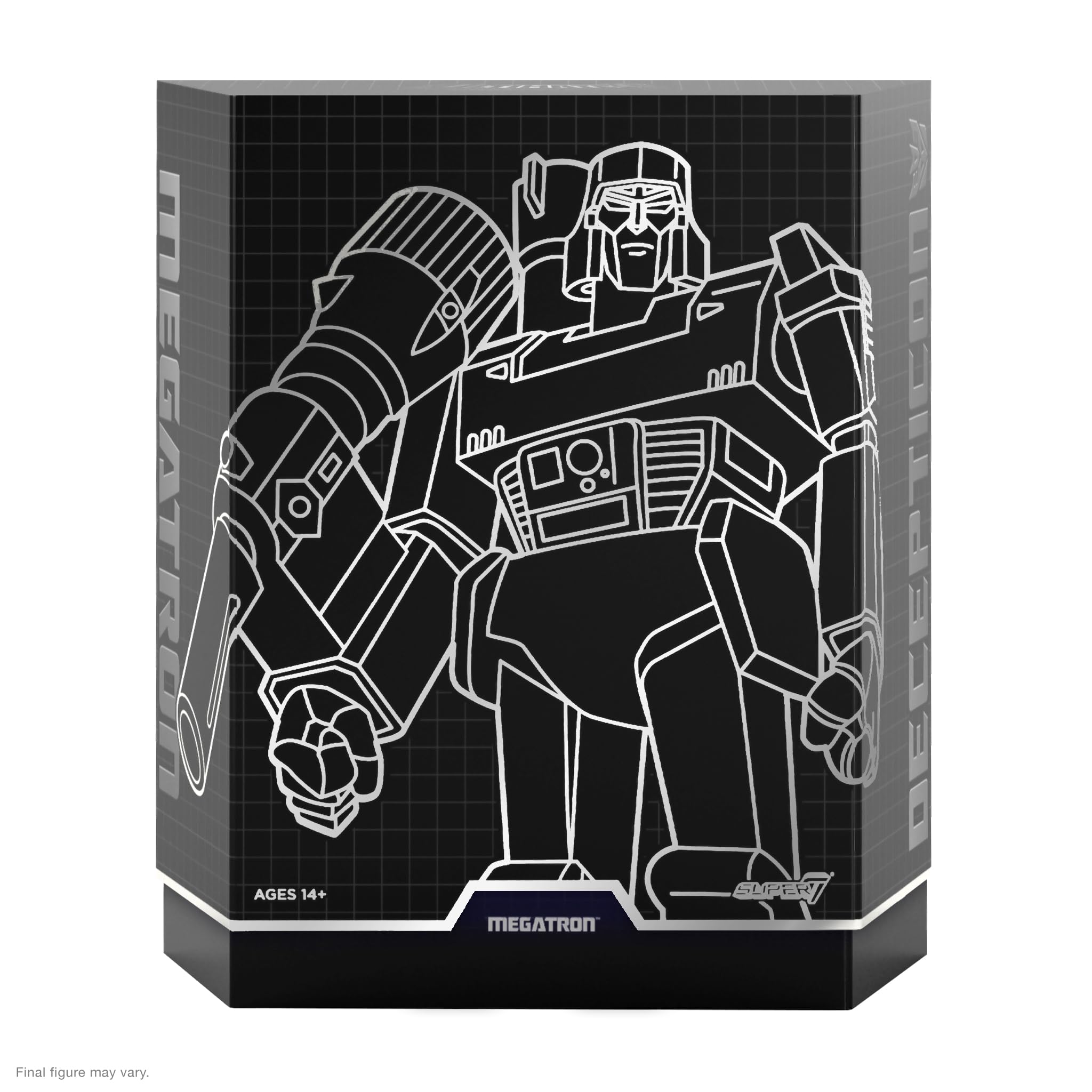 Pearl of Bahoudin flask props with Megatron for storytelling