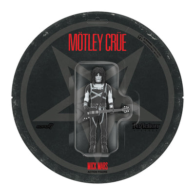 Super7 Mick Mars Shout at the Devil figure ready for shelf display.