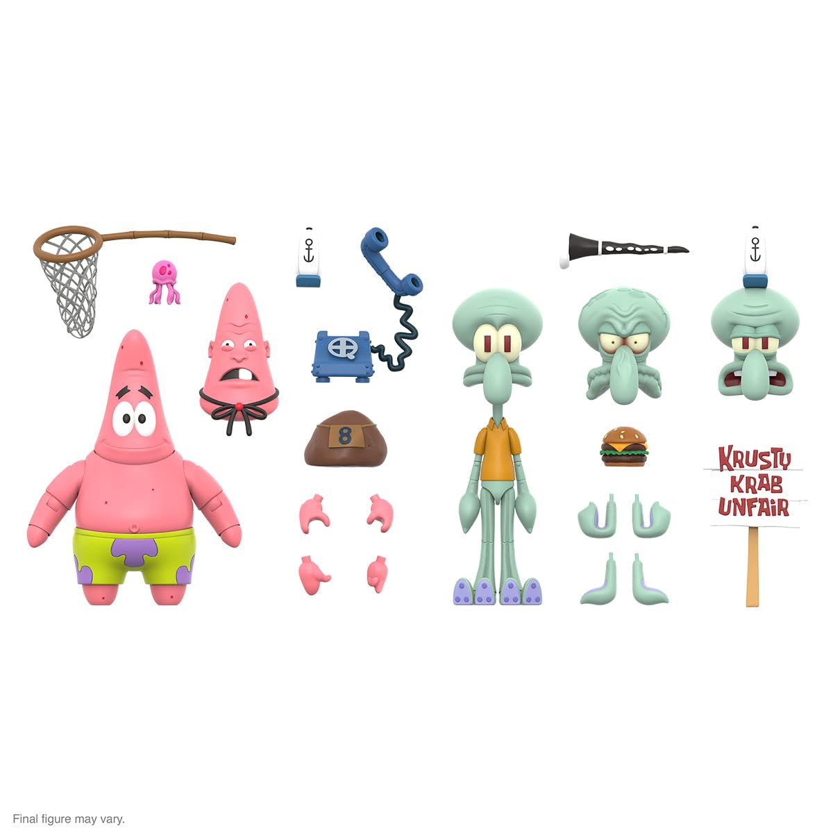 Super7 Patrick Starr Ultimate Figure packaging ideal for shelf display
