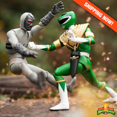 Football jersey detailing enhances classic MMPR cosplay possibilities.
