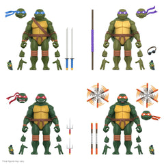 Super7 Raphael premium paint and detailed sculpt enhance display quality.