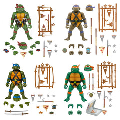 Super7 Raphael ULTIMATES close-up showcases premium articulation and vibrant retro paint.