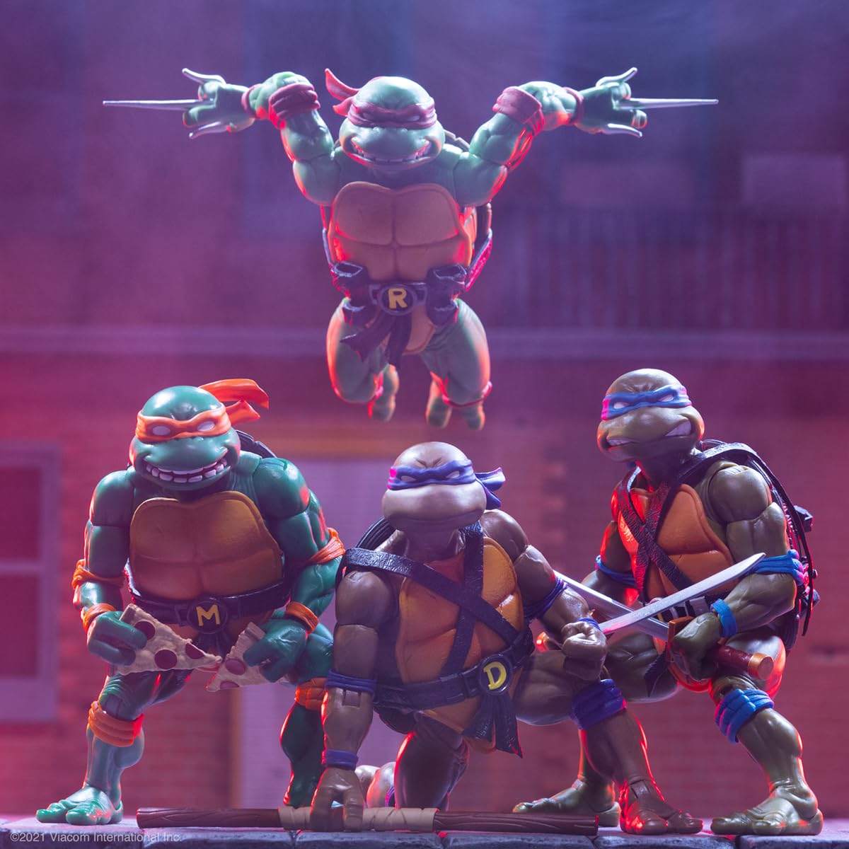 Super7 Raphael ULTIMATES Turtlecom accessory adds nostalgic detail for diorama setups.