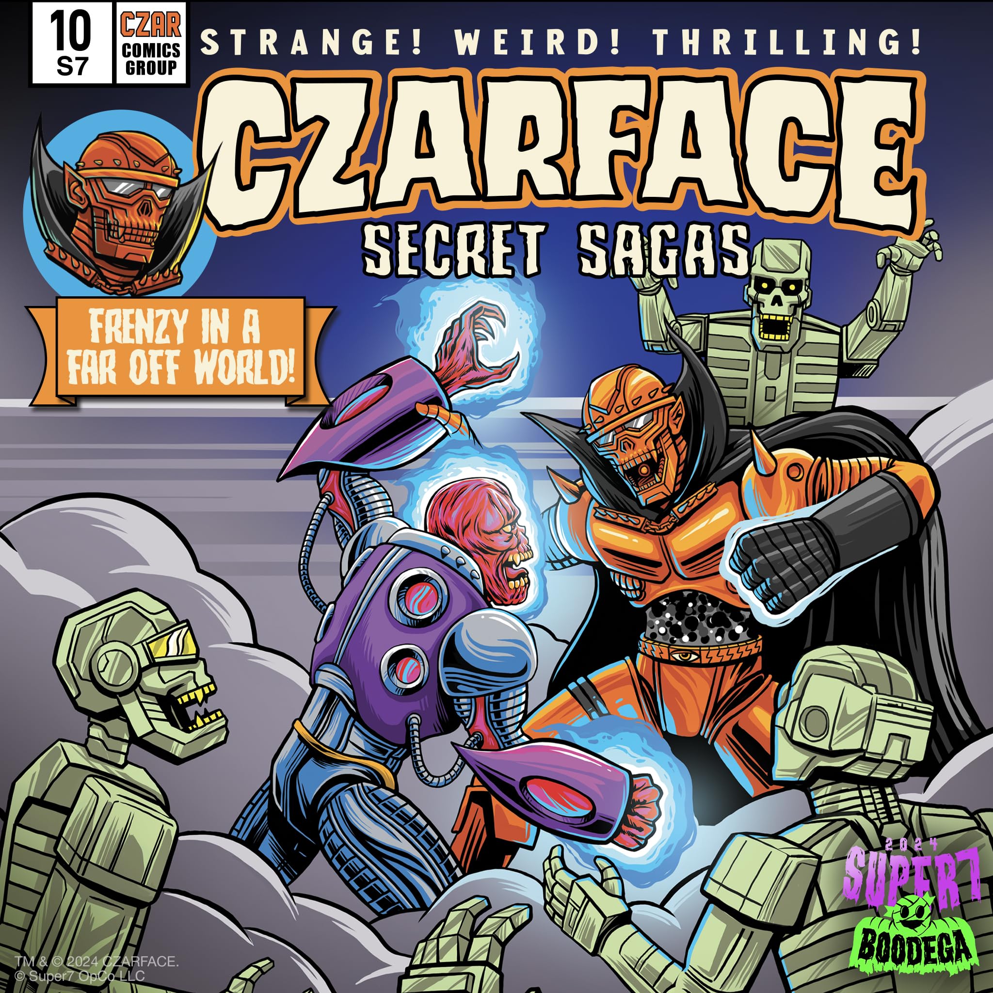 Super7 retro-inspired collectible perfect for display shelves and gift ideas.