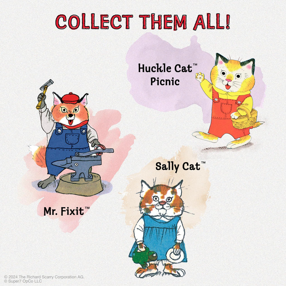 Close-up of Huckle Cat red overalls details, authentic styling.