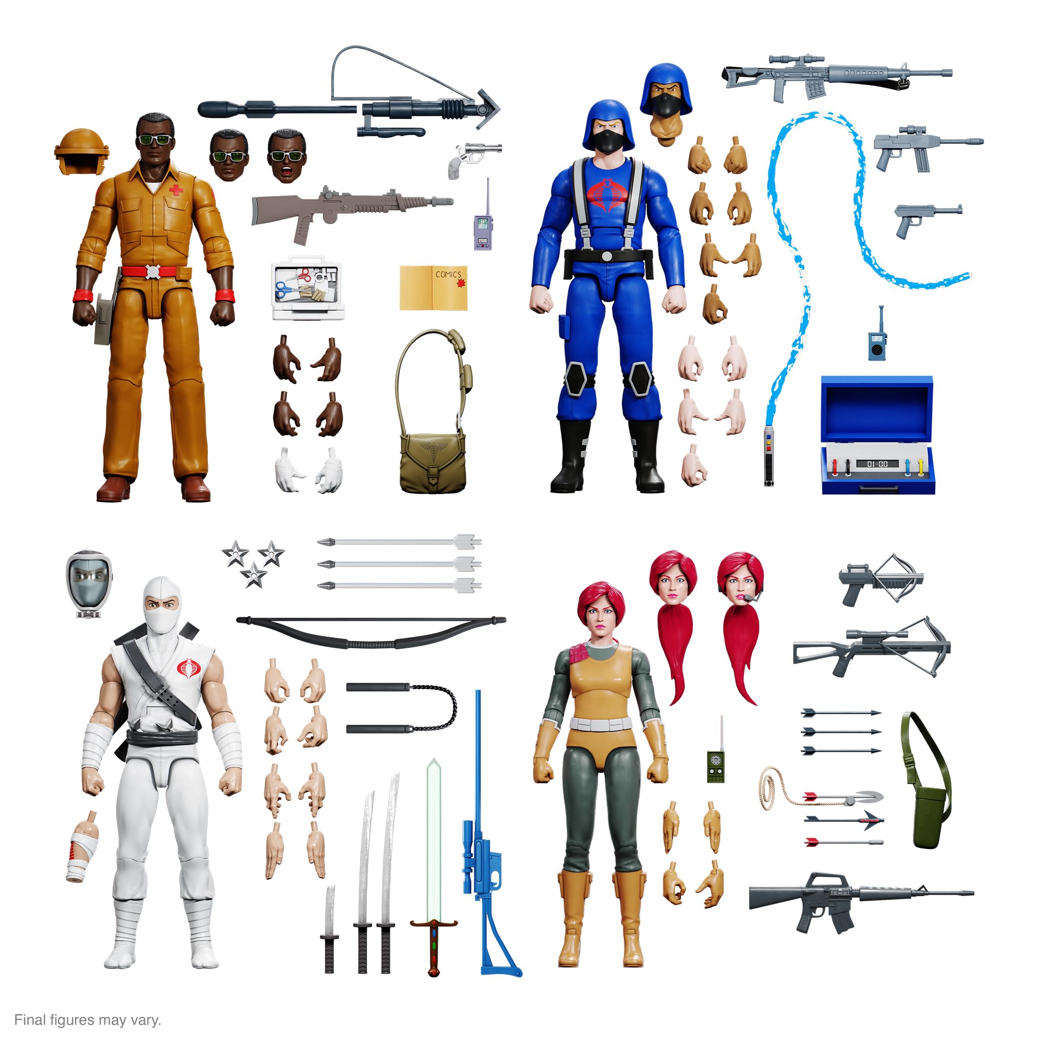 Super7 Scarlett Ultimate 7-inch figure shown in authentic scale for collectors.