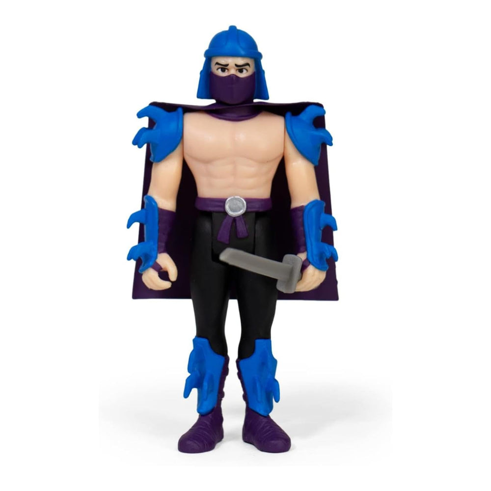 Super7 Shredder figure with cutting armor and sword for display and collection.