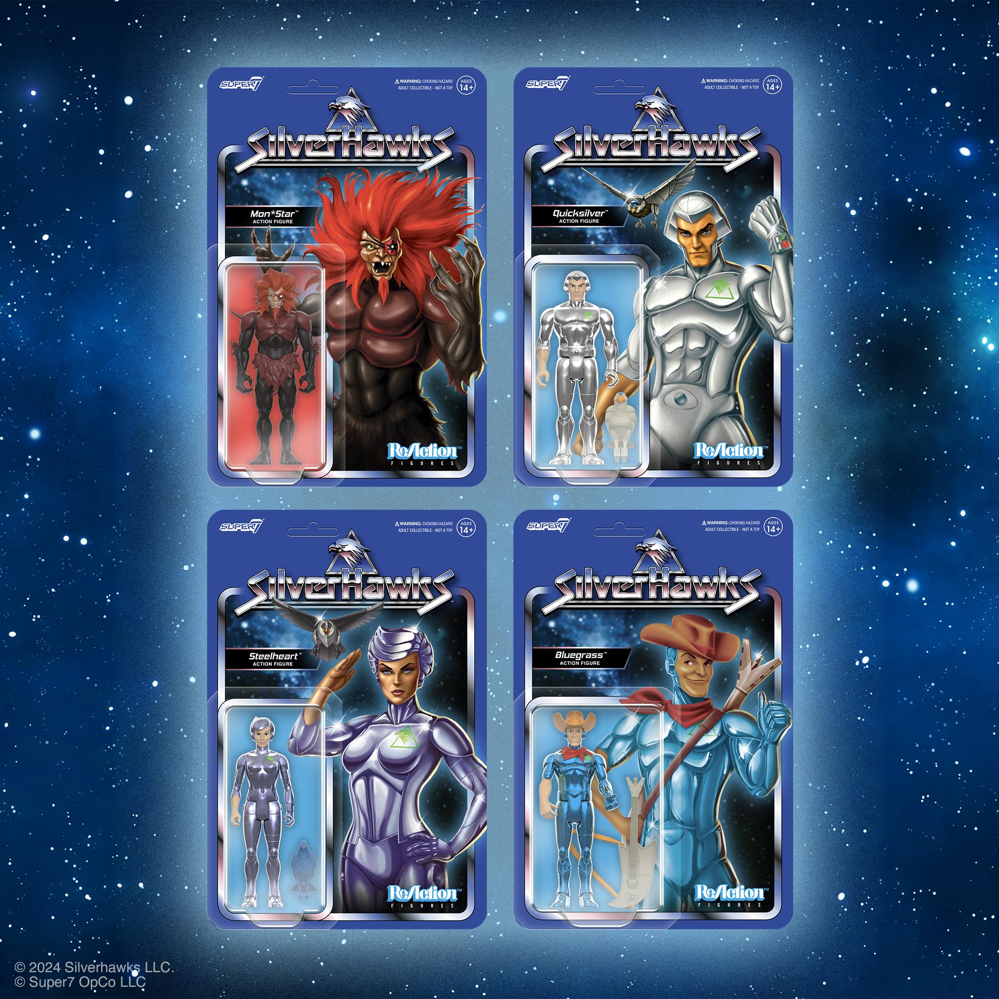 Quicksilver from Super7 ideal for nostalgic display and thoughtful collecting.