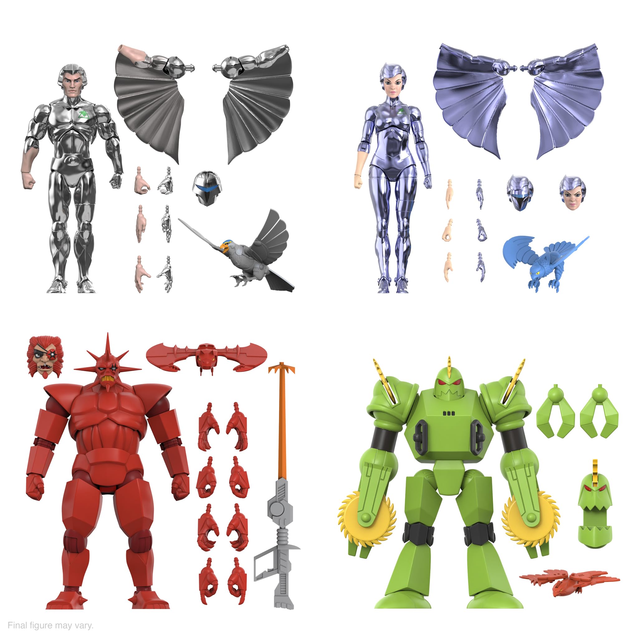 Rayzor accessory included for recreating classic SilverHawks scenes