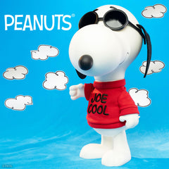 Super7 Snoopy Joe Cool 12in soft goods sweater detail enhances nostalgic look