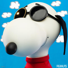 Super7 Snoopy Joe Cool 12in vinyl close-up highlights premium texture