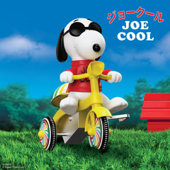 Snoopy in red shirt poses as Joe Cool for fans